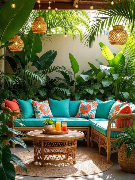 tropical patio retreat design