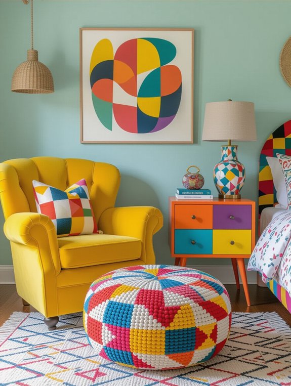 unique furniture enhances decor