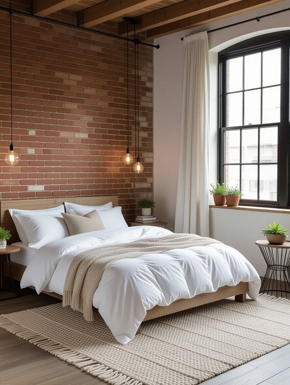 urban industrial bedroom design