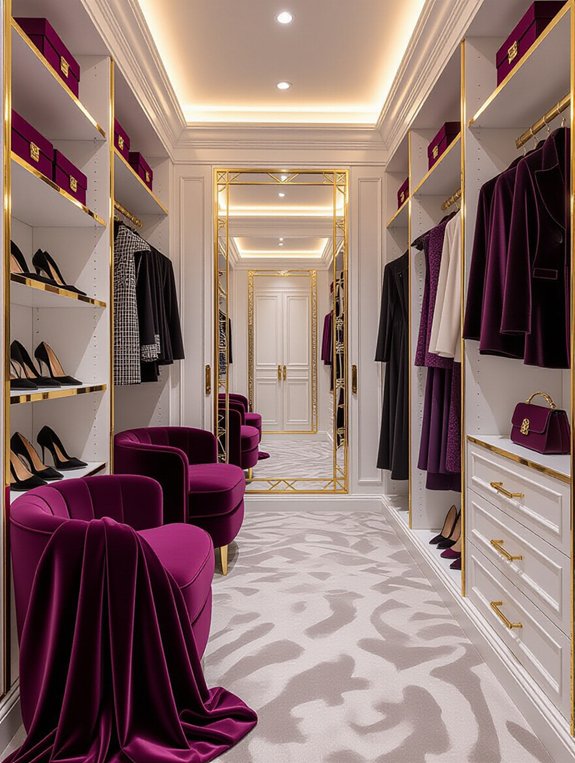 velvet luxury with gold