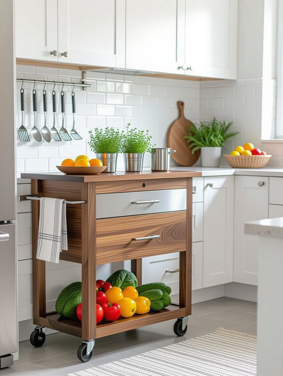 versatile portable kitchen carts