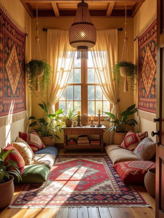 vibrant eclectic spiritual space