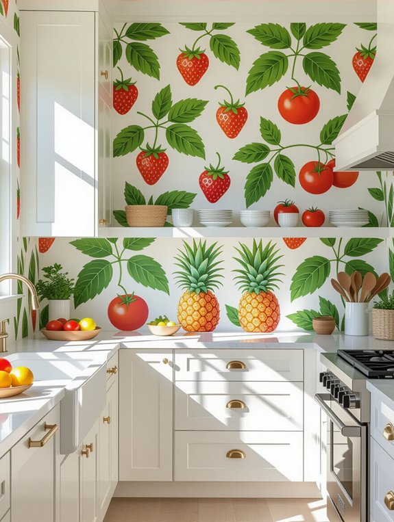 vibrant fruit and vegetable designs