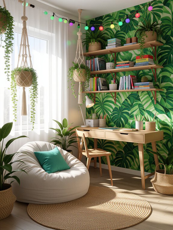 vibrant indoor greenery sanctuary
