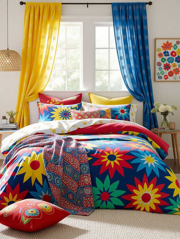 vibrant layers enhance coziness