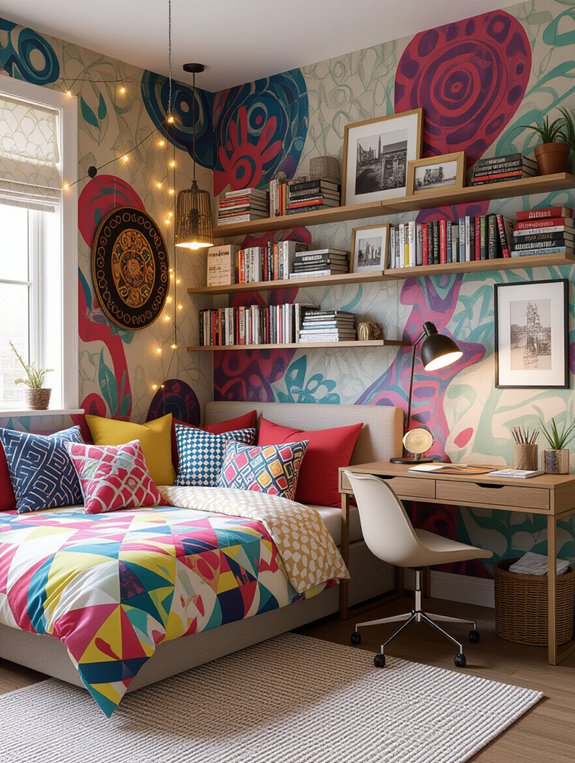 vibrant personalized wall gallery