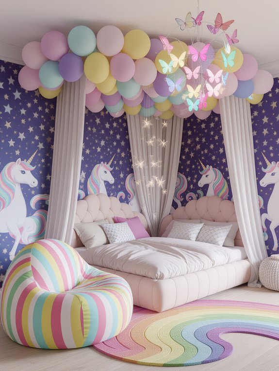 vibrant playful room decor
