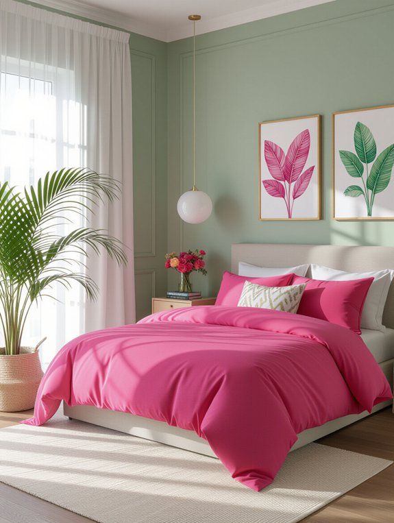 vibrant tropical color scheme