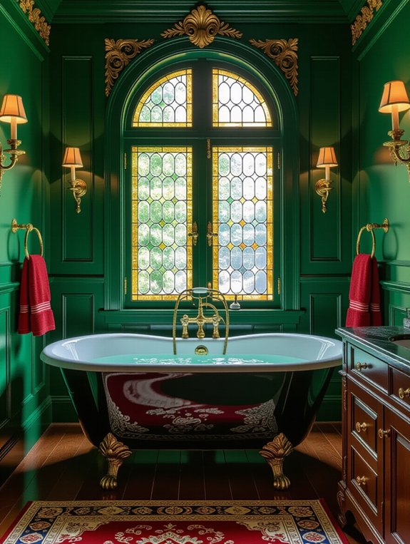 victorian bathroom color inspiration