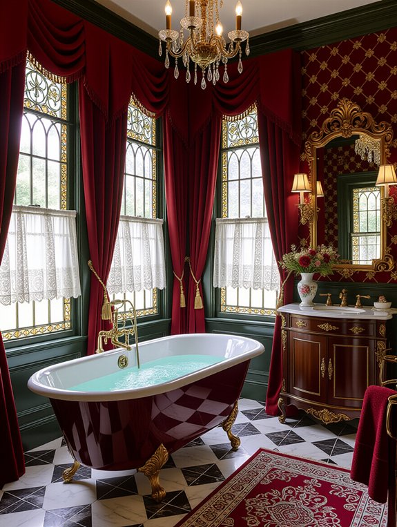 victorian elegance in bathrooms