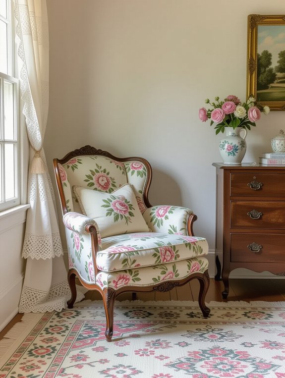 vintage chair for cozy retreat