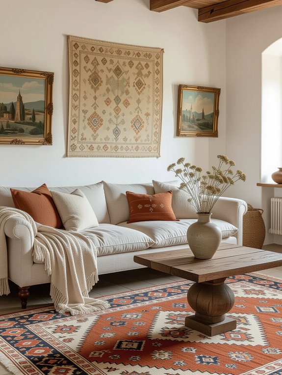 vintage charm enhances warmth