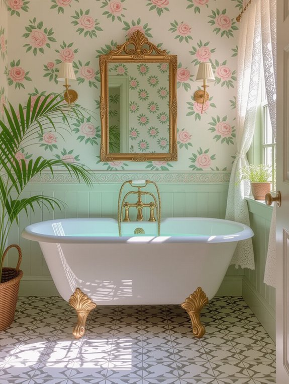 vintage charm for bathrooms