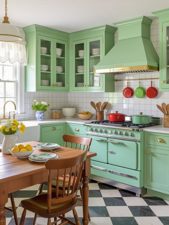 vintage charm in kitchens