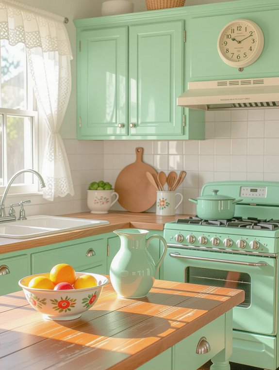 vintage charm in kitchens