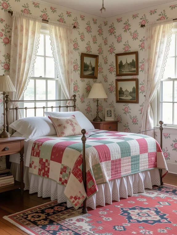 vintage elegance in bedroom