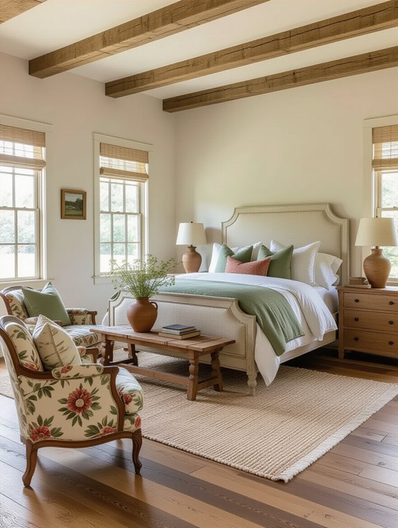 vintage furniture enhances coziness