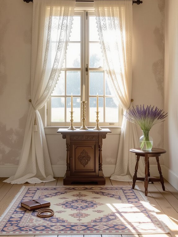 vintage inspired cozy retreat