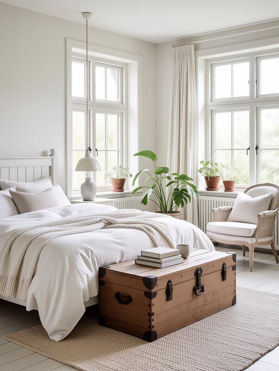 vintage pieces enhance minimalism