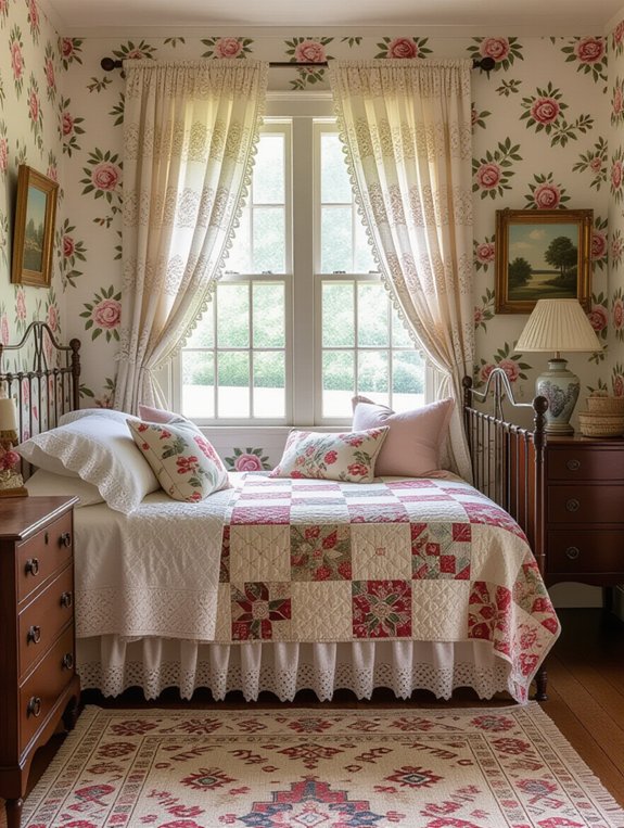 vintage textiles for comfort