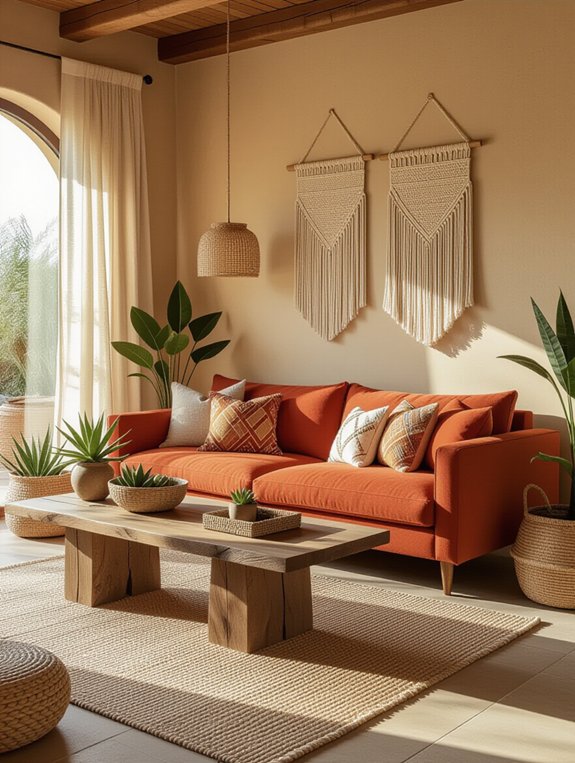 warm earthy tones atmosphere