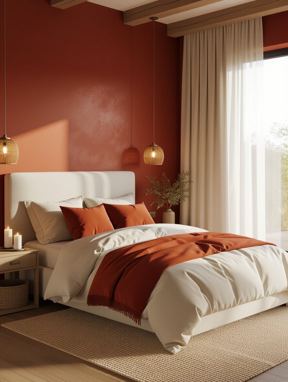 warm inviting bedroom colors