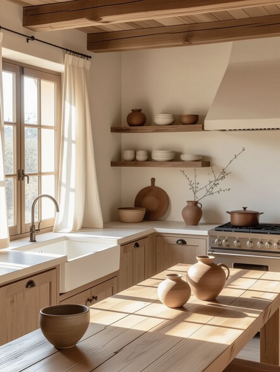warm inviting kitchen lighting