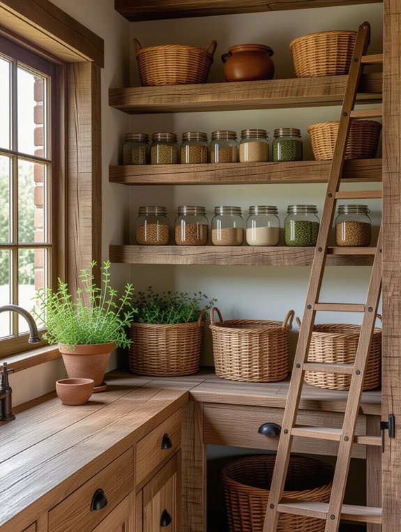 warm rustic kitchen retreat