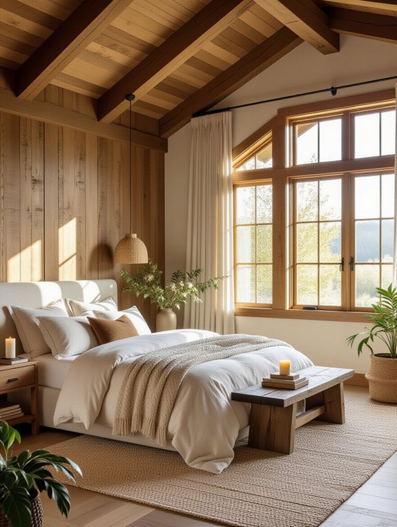 warmth through wood accents