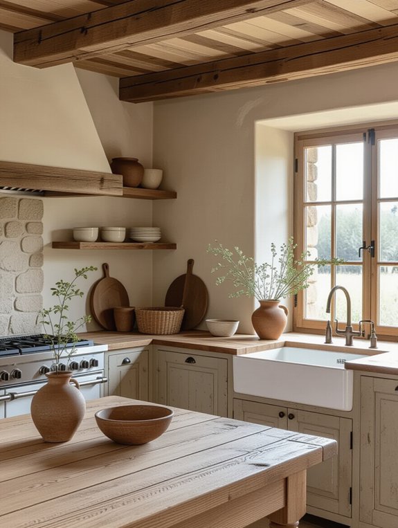 weathered finishes for kitchens