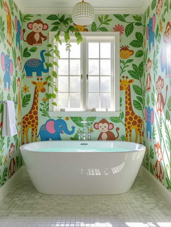 whimsical animal print decor
