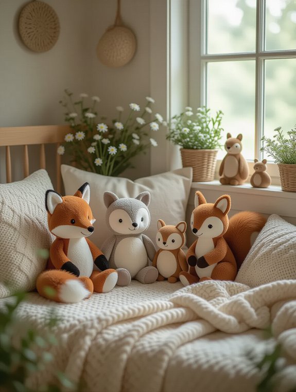 woodland themed nursery accents