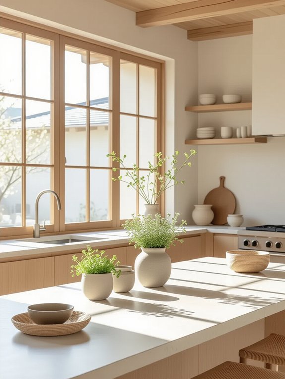 zen inspired kitchen retreat