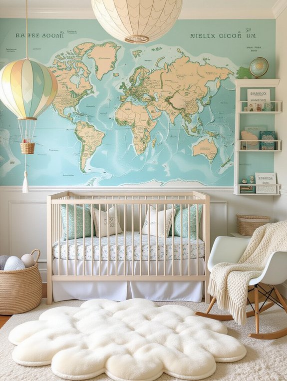 adventure inspired baby decor