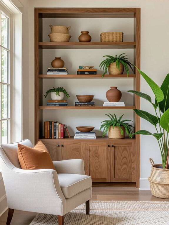 airy organized decorative display