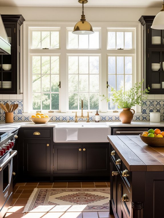 antique hardware kitchen accents