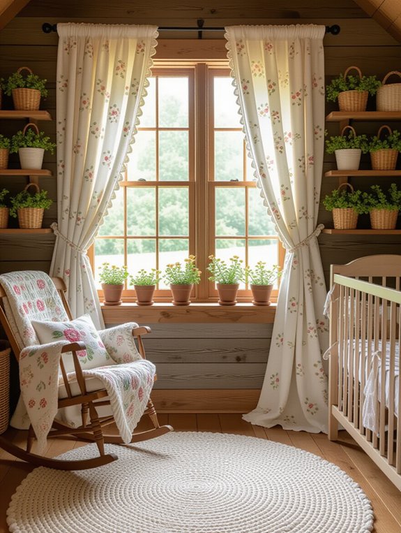 artisanal cozy nursery textiles