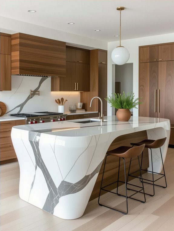 artistic peninsula design ideas