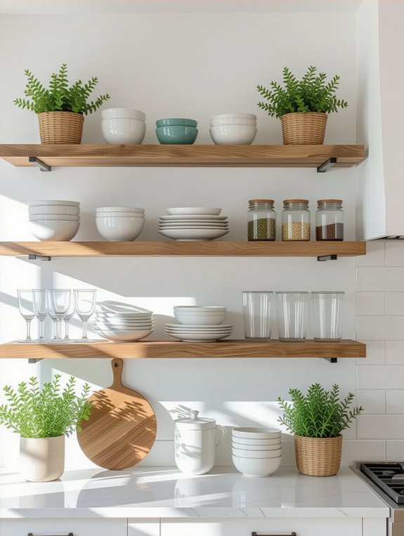 asymmetrical artistic shelf designs