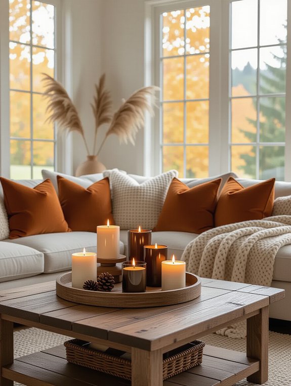 autumn candle arrangement tips