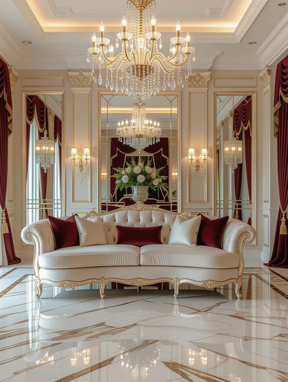 beige sofa luxurious accents