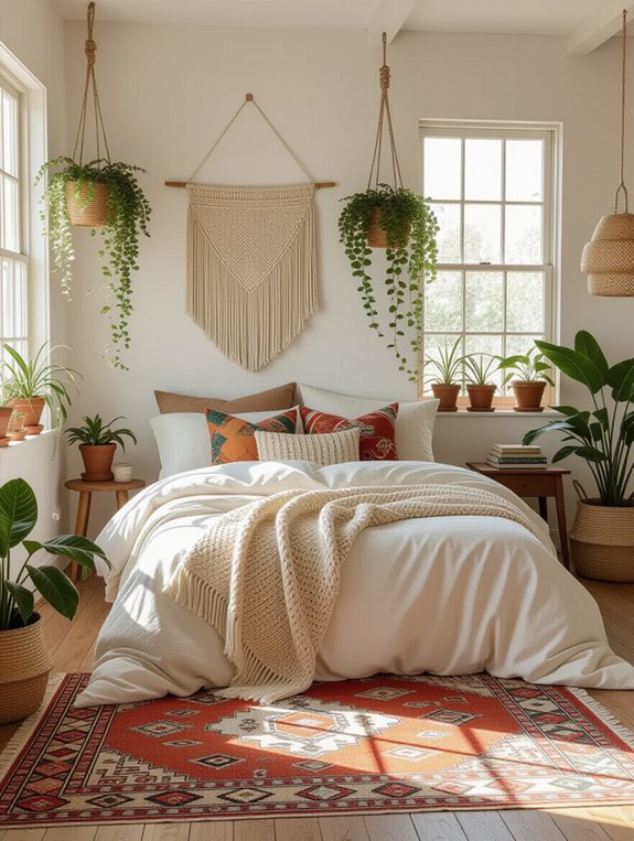 bohemian bedroom design ideas
