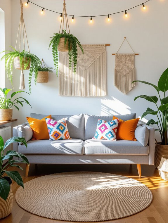 bohemian grey sofa oasis