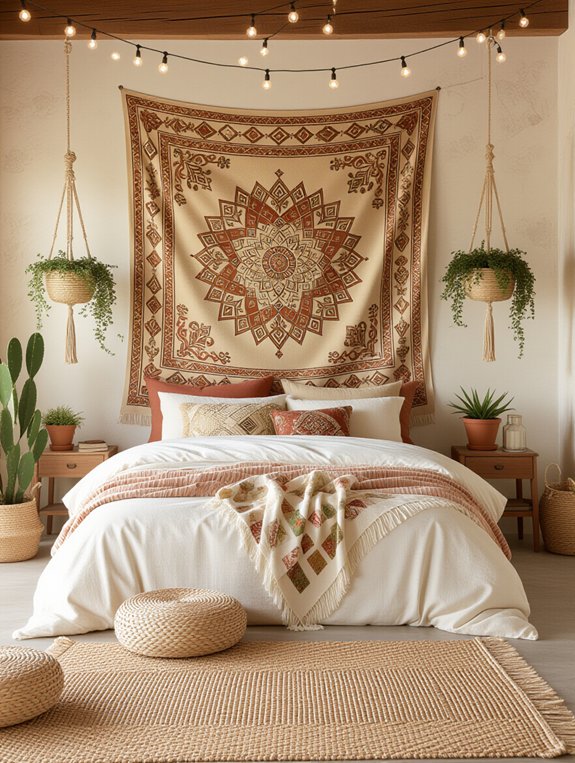 bohemian tapestry bedroom decor