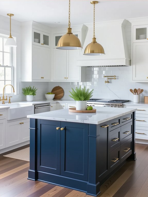 bold accents in kitchen