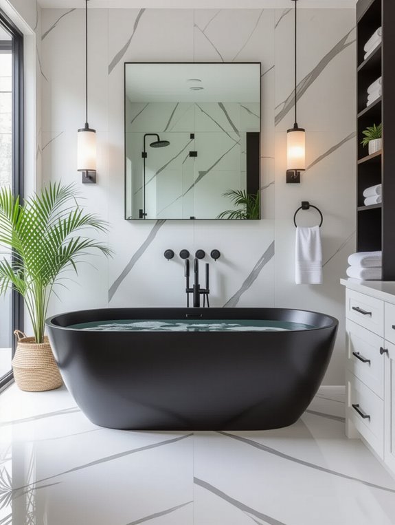 bold black and white elegance