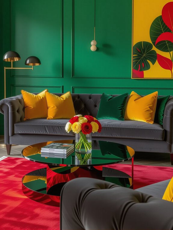 bold colors elevate contrast