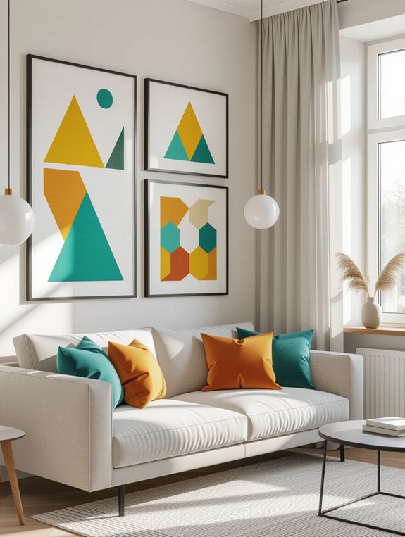 bold geometric decor choices