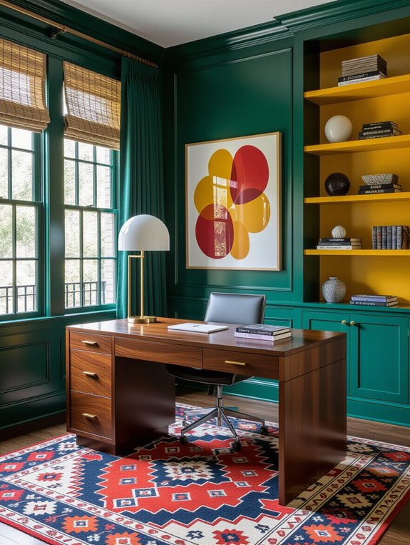 bold hues inspire productivity