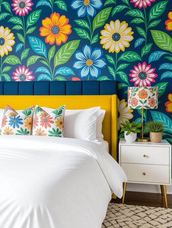 bold patterned wallpaper tips